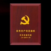 2015年10月定制　安康市委優(yōu)秀共產(chǎn)黨員獎章,獎章,榮譽證書定制